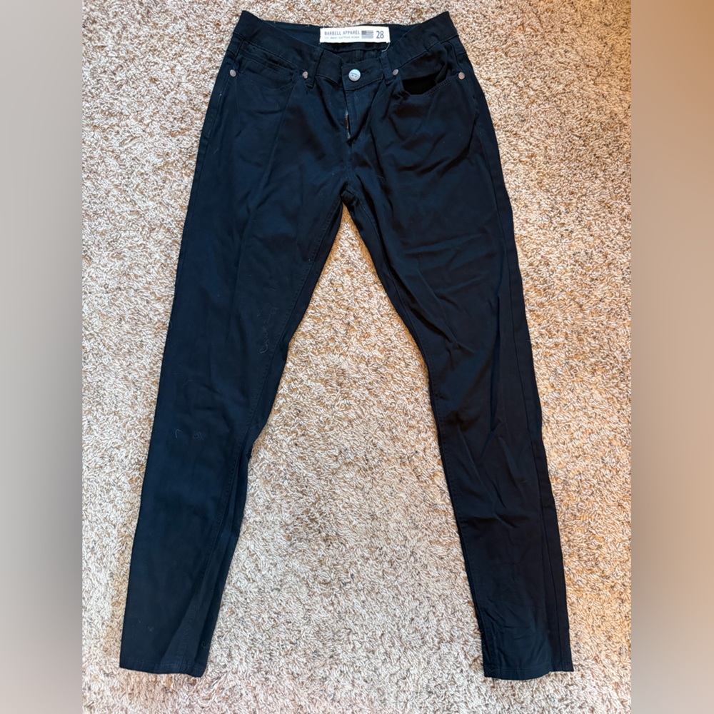 Barbell Apparel Women's Fit Black Skinny Jeans